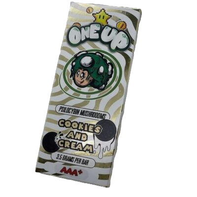 One Up Mushroom Bars Cookies and Cream - Image 3